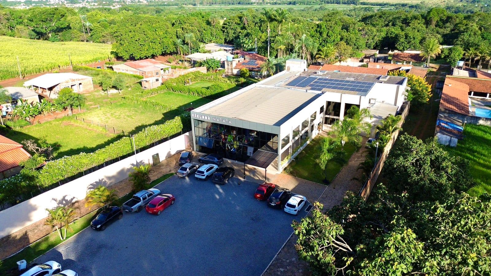 Fachada do Espaço Hakunna Matata em Planaltina, Brasília